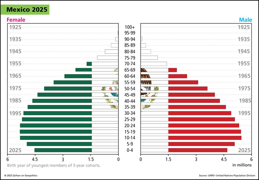 Mexico Population Pyramid vrogue.co