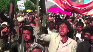 Photo of Houthi rebels in Yemen