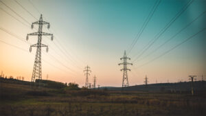 Photo of powerlines and grid