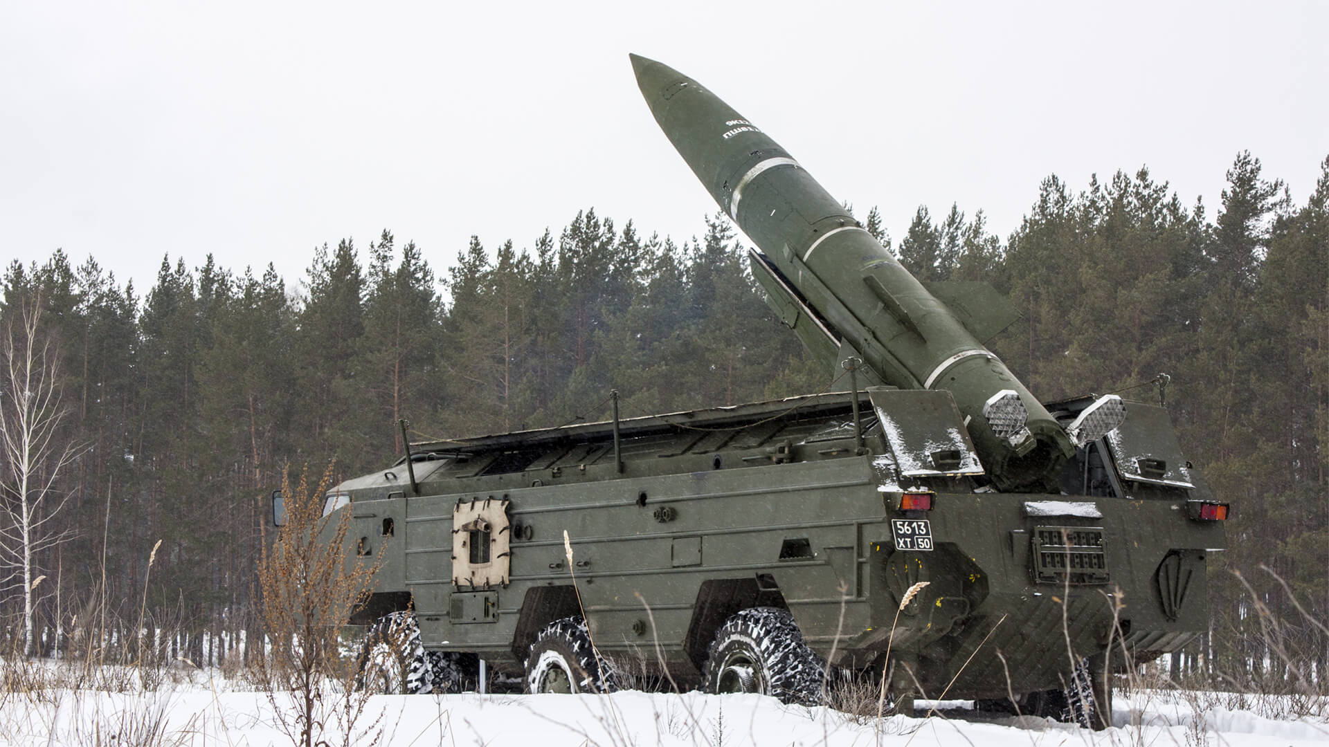 Soviet OTR-21 Tochka missile photo by Wikimedia Commons