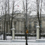 The Russian Embassy in Warsaw, Poland