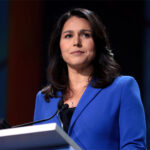 Photo of Congresswoman Tulsi Gabbard at a podium