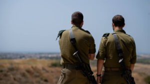 Photo of Israeli Troops overlooking an area