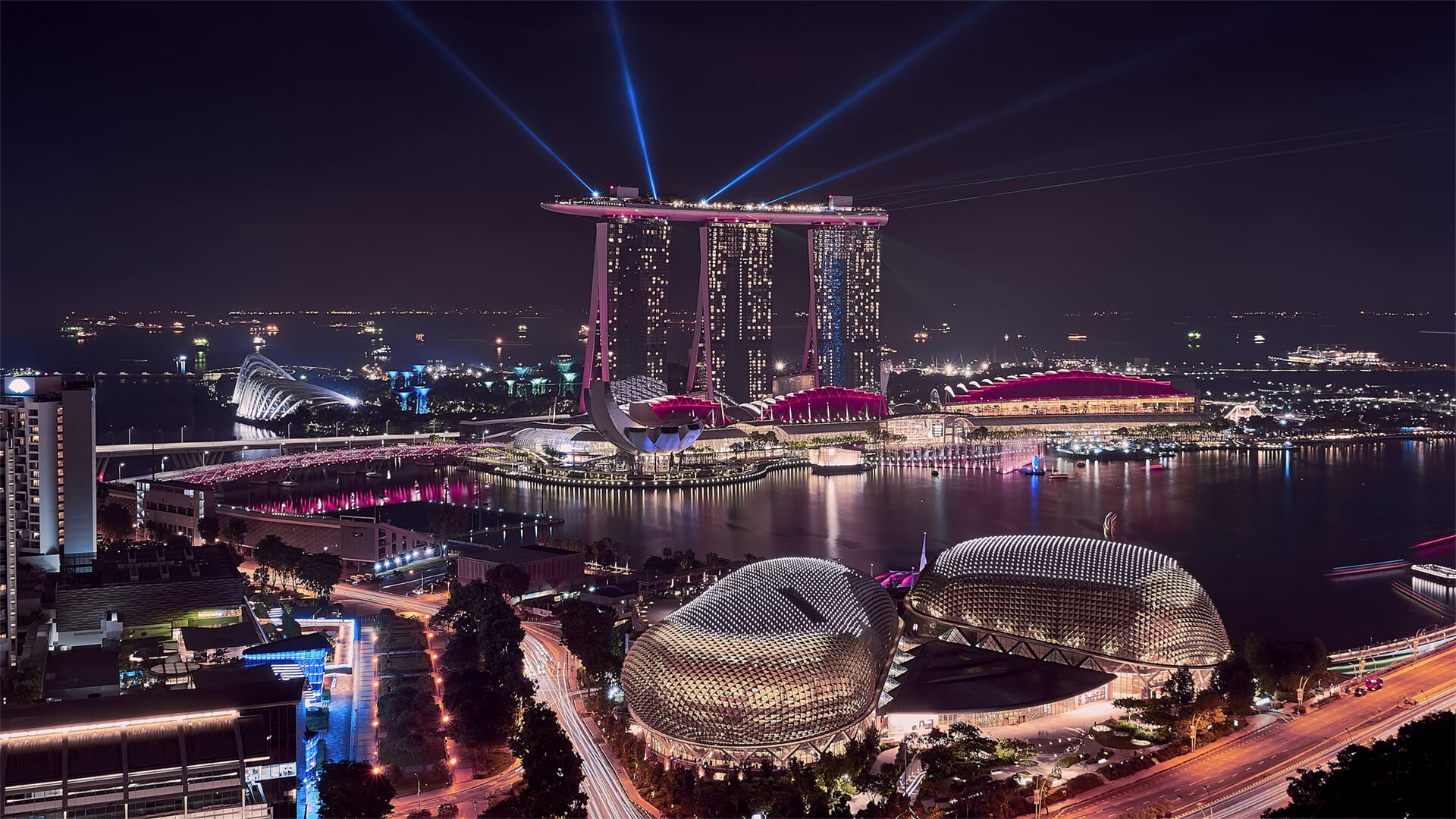 Image of a city in Singapore