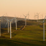 Photo of multiple wind turbines