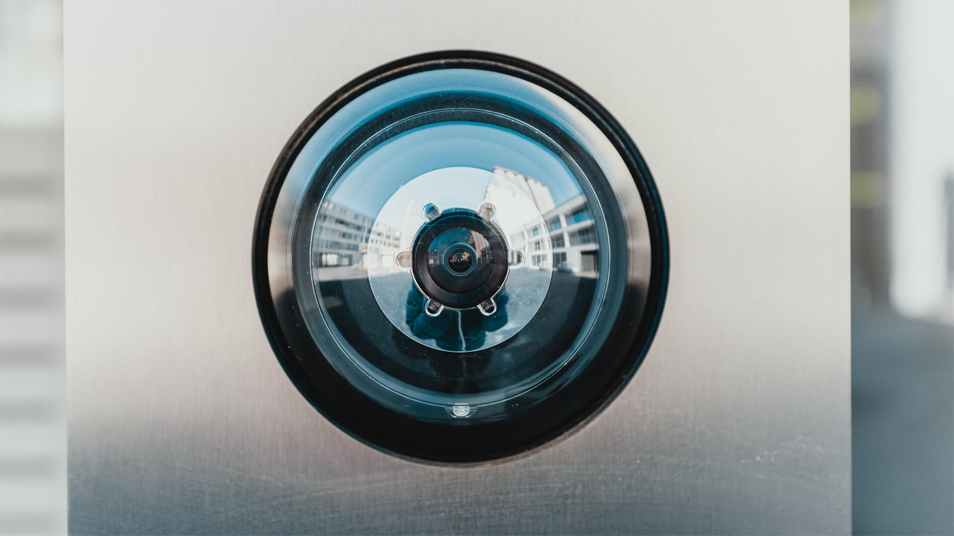 Photo of a surveillance camera