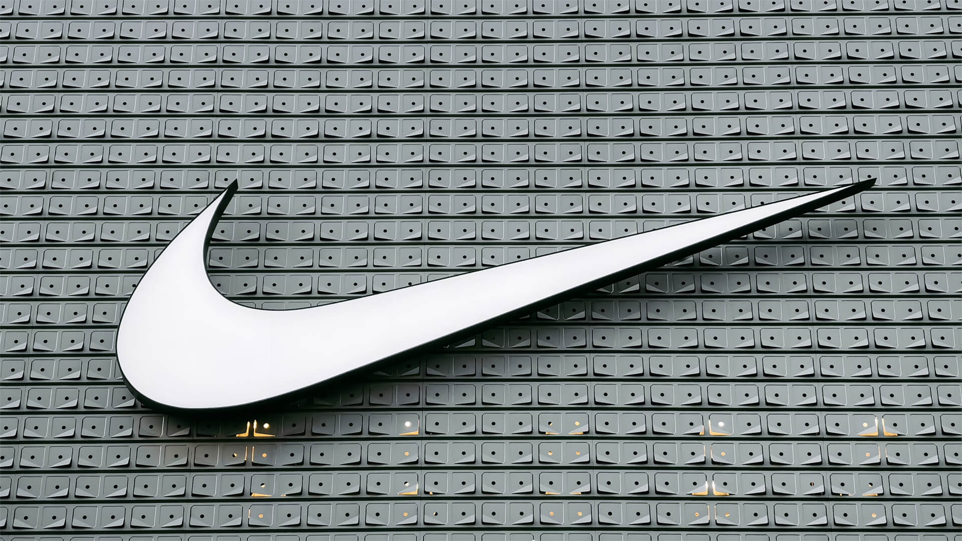 Image of the iconic Nike swoosh logo