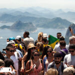 Photo of tourists in Brazil