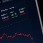 Photo of a economic chart trending downward