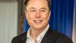 Portrait of Elon Musk from Wikimedia Commons