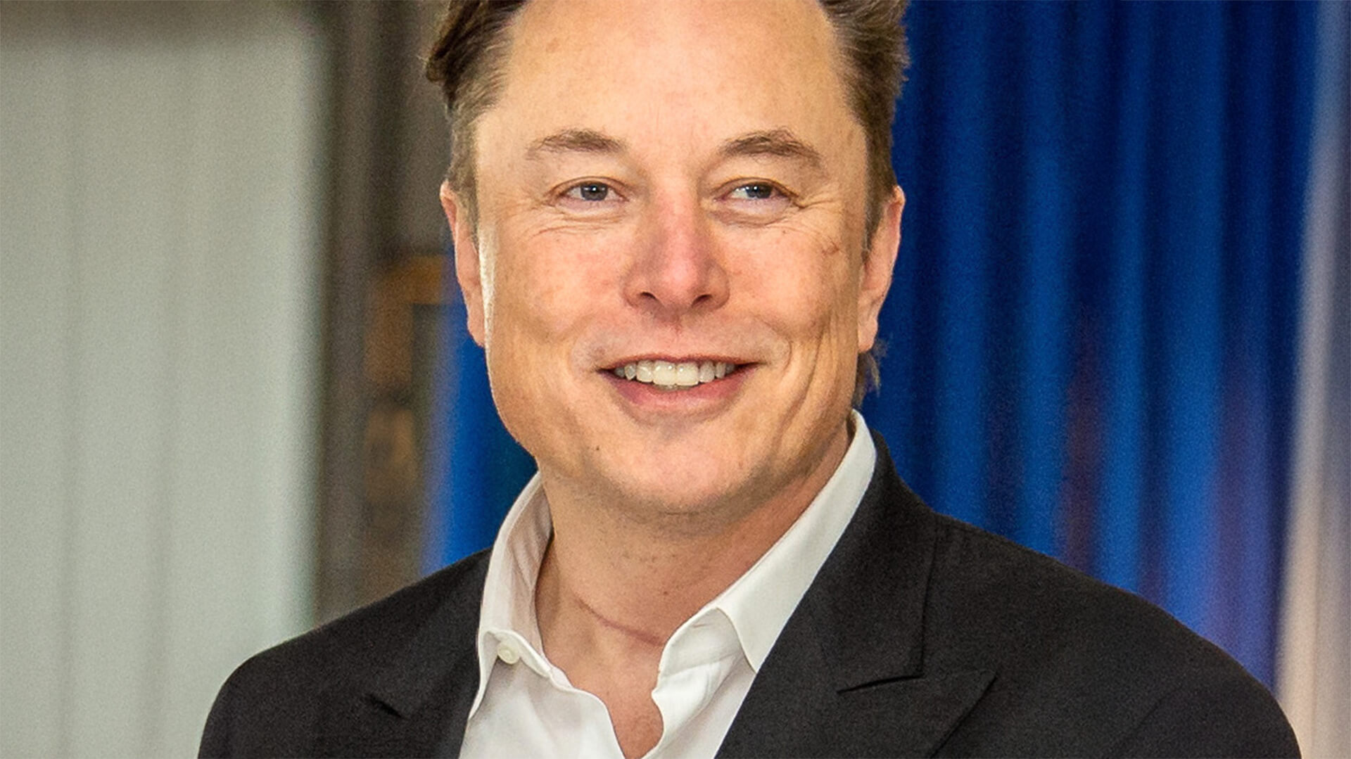 Portrait of Elon Musk from Wikimedia Commons