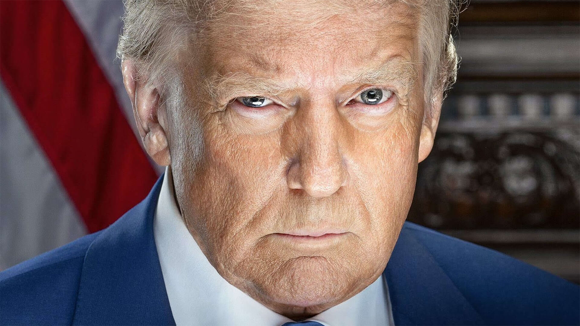Official White House Portrait of Trump for 2025