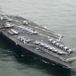 The aircraft carrier USS Nimitz. Photo from Wikimedia: https://en.wikipedia.org/wiki/USS_Nimitz#/media/File:USS_Nimitz_(CVN-68).jpg