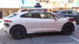 A Waymo autonomous driving vehicle