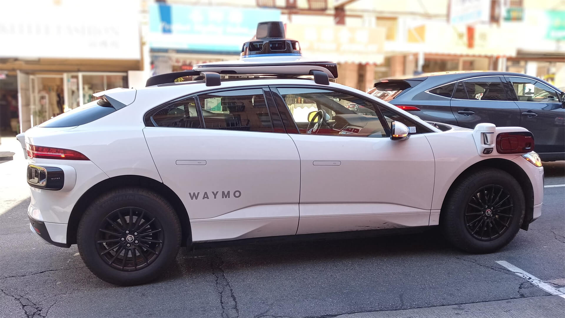 A Waymo autonomous driving vehicle