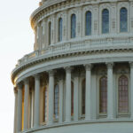 The dome of the United States Capitol Building in Washington, DC.