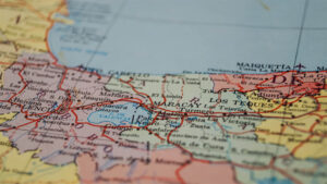 Map of a bay of Venezuela