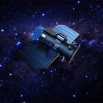 An Artist Rendering of a Satellite in Space