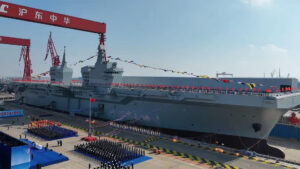 LHD Sichuan Class Aircraft Carrier | Photo by Wikimedia Commons: https://en.wikipedia.org/wiki/Type_076_landing_helicopter_dock#/media/File:LHD_Sichuan.jpg