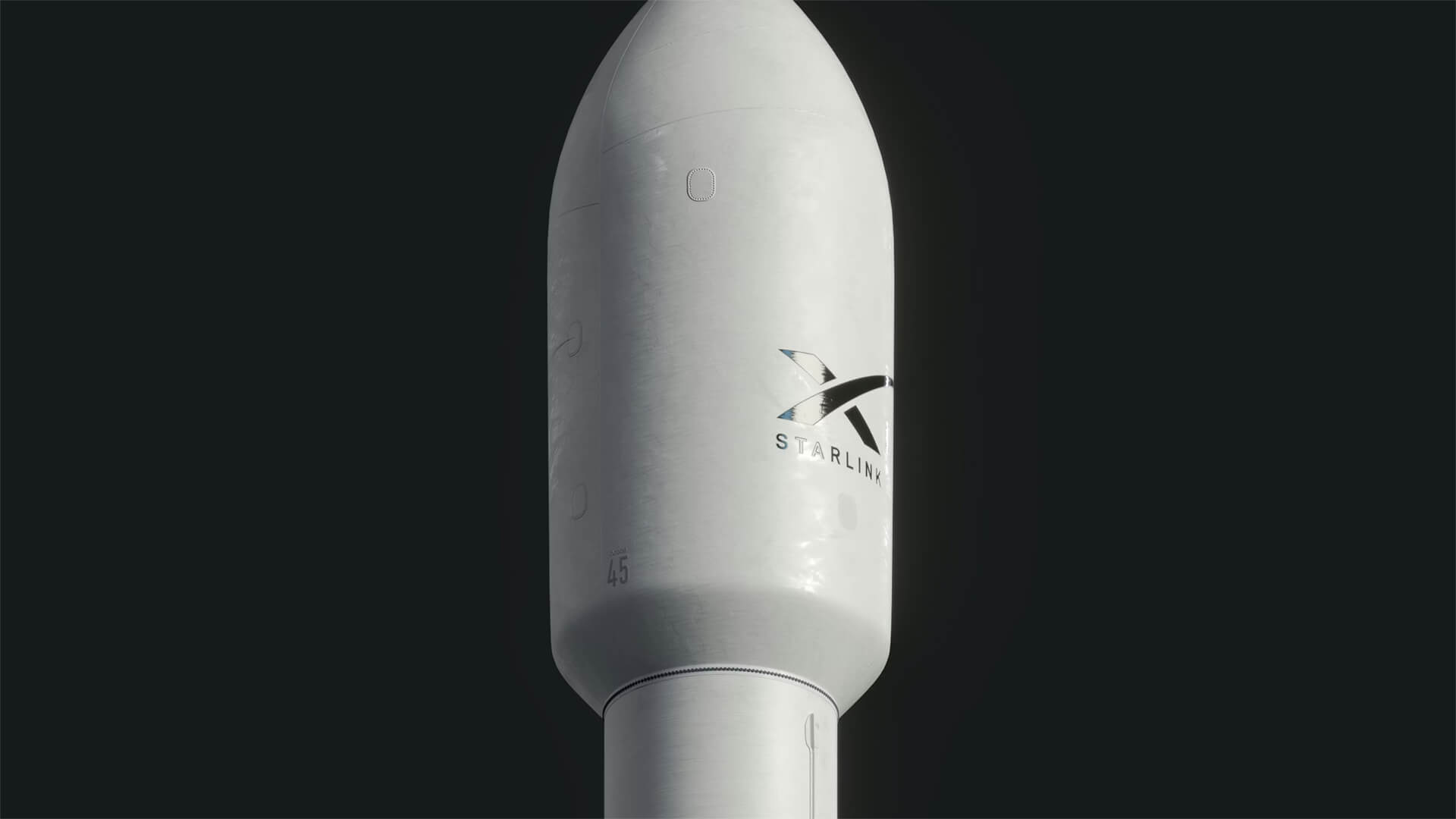 A starlink rocket