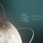 Globe with the World Trade Organization logo