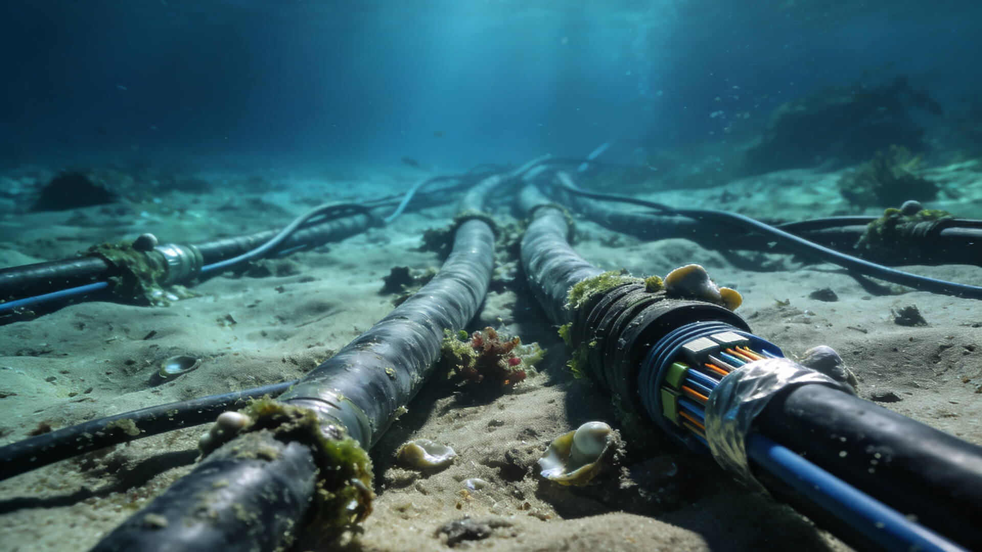 AI generated undersea internet cables