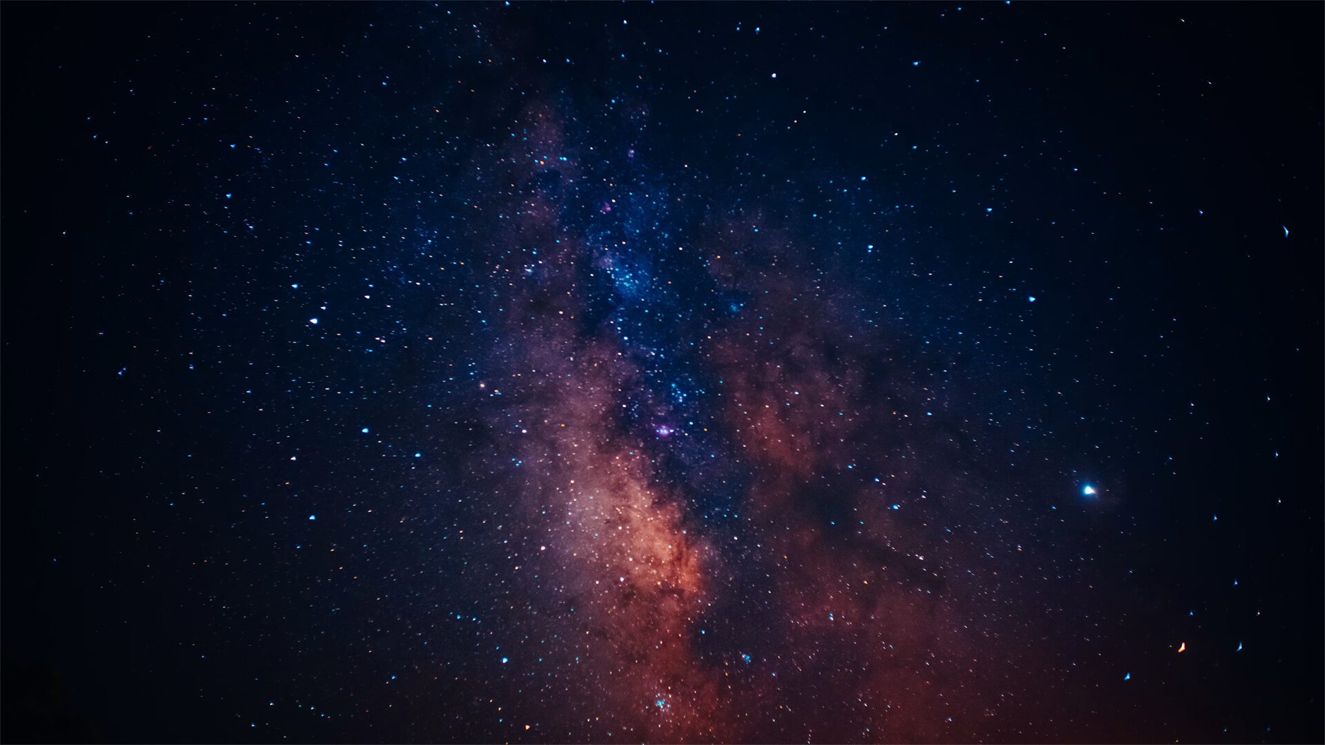 Nebulas and stars in space