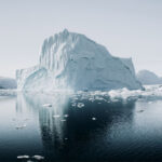 Ice floating in the Arctic Circle