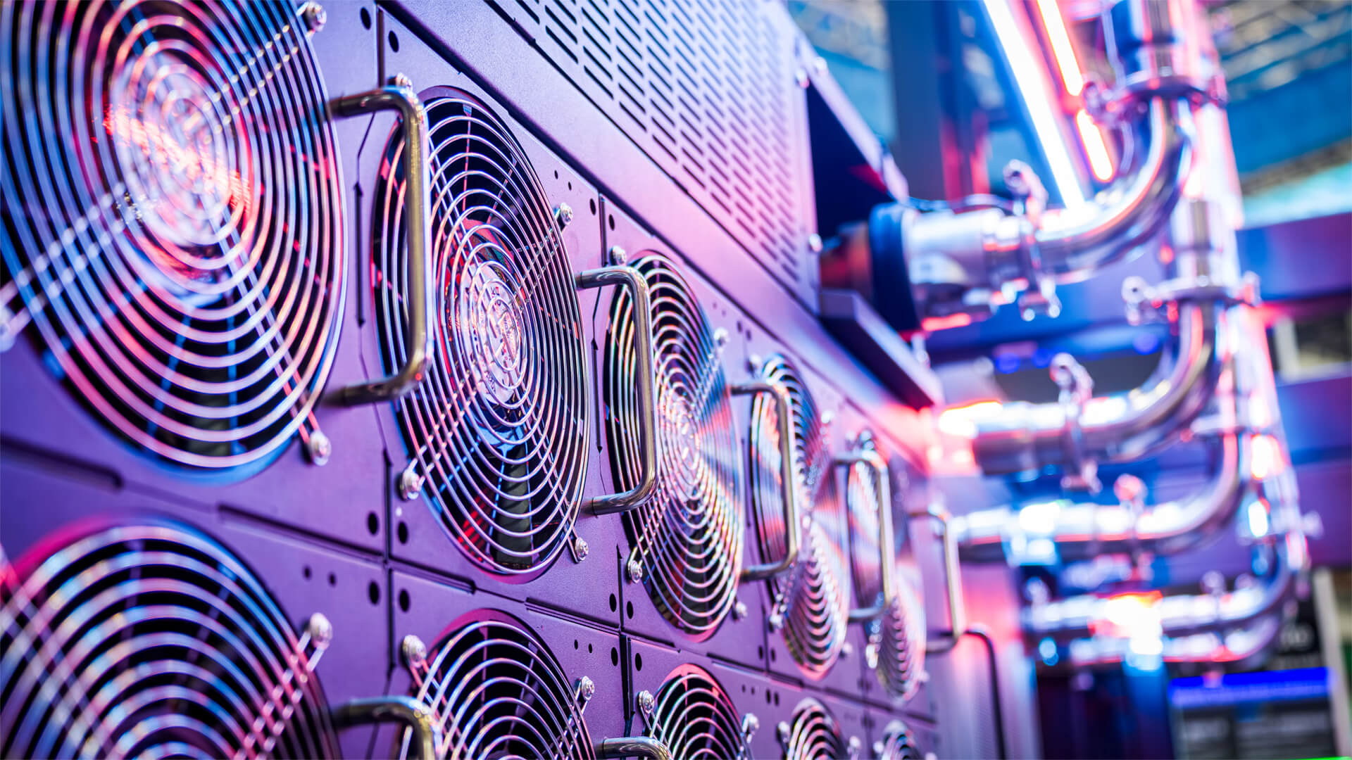 Cooling fans at a data center